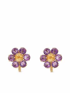 Dolce & Gabbana boucles d'oreilles Spring en or 18ct ornées de pierres