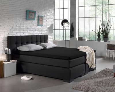 Dreamhouse Jersey Topper Hoeslaken Topper Zwart