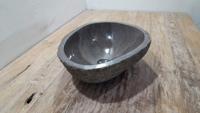 Flussstein Waschbecken RM250322, 46x37x15 cm