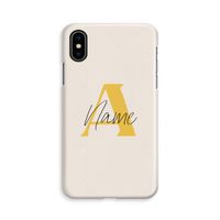 Amber Script: iPhone Xs Volledig Geprint Hoesje