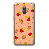 Chicken 'n Fries: Samsung Galaxy A8 (2018) Transparant Hoesje Chicken 'n Fries: Samsung Galaxy A8 (2018) Transparant Hoesje