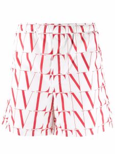 Valentino Garavani short de bain à imprimé VLTN - Blanc