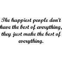 The happiest people - Muursticker - thumbnail