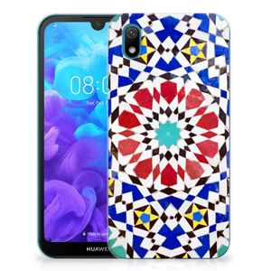 Huawei Y5 (2019) TPU Siliconen Hoesje Mozaïek