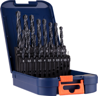 Rotec Spiraalborenset | 100 | DIN 338 | Type N | 19-dlg | ø1-10 ABS - 900.0019K