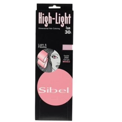 Sibel Hair Foam Wraps Mixed 30x9,5cm. 200Stuks