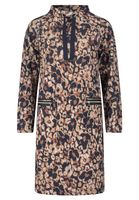 Betty Barclay - D.blauw Jurk col print - Maat 46 - thumbnail