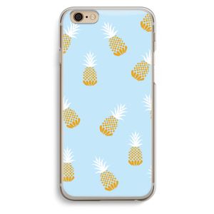 Ananasjes: iPhone 6 / 6S Transparant Hoesje