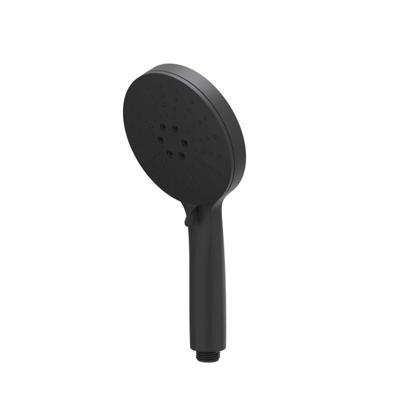 IVY Handdouche - rond - 3-standen - antikalk nozzels - ABS kunststof - Mat zwart PED 6900402