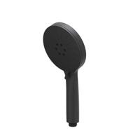 IVY Handdouche - rond - 3-standen - antikalk nozzels - ABS kunststof - Mat zwart PED 6900402