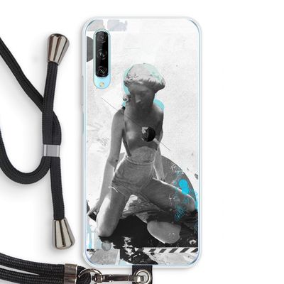 I will not feel a thing: Huawei P Smart Pro Transparant Hoesje met koord