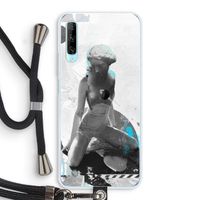 I will not feel a thing: Huawei P Smart Pro Transparant Hoesje met koord