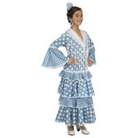 Kostuums voor Kinderen My Other Me Huelva Flamenco danser 7-9 Jaar Turkoois