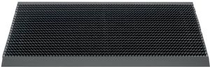 Hamat Outline deurmat buiten - Pure black - 50 x 80 cm