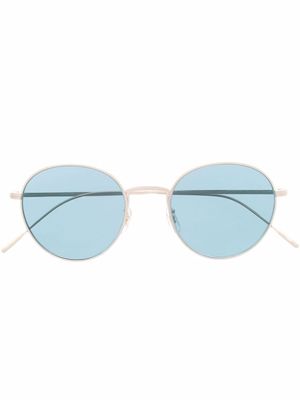 Oliver Peoples lunettes de soleil Altair à monture ronde - Or