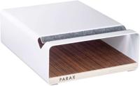 PARAX S-Rack Bike Wall Mount - White / Walnut