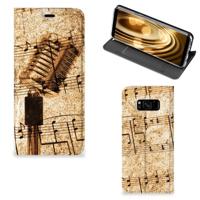Samsung Galaxy S8 Stand Case Bladmuziek