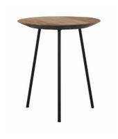 DTP Home Bijzettafel 'Jupiter' Teakhout, 40cm, kleur Naturel