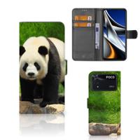 Xiaomi Poco X4 Pro 5G | Telefoonhoesje | Met pasjeshouder | Panda