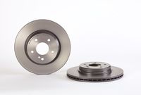 Remschijf COATED DISC LINE BREMBO, Remschijftype: Binnen geventileerd, u.a. für Mercedes-Benz, Chrysler