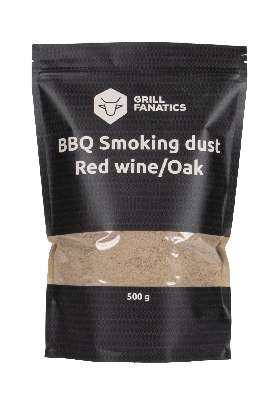 Grill Fanatics rookmot - Red Wine/Oak