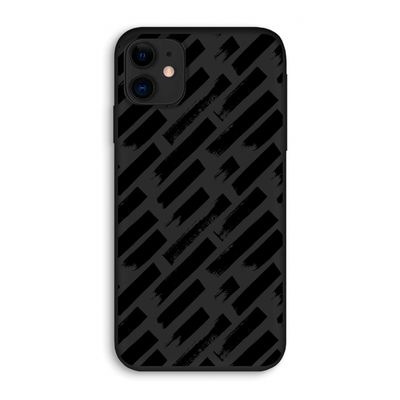 Zwarte vegen: iPhone 11 Biologisch afbreekbaar hoesje
