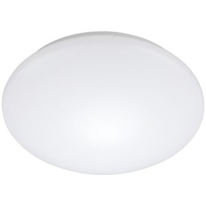LED Plafondlamp met Bewegingssensor - Strum - 24W - Opbouw Rond - Natuurlijk Wit 4200K - 360° - Mat Wit - Aluminium