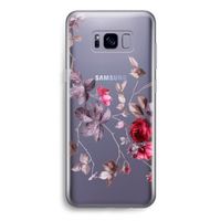 Mooie bloemen: Samsung Galaxy S8 Transparant Hoesje