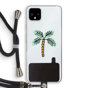 Palmboom: Pixel 4 XL Transparant Hoesje met koord