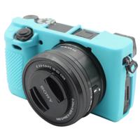 PULUZ zachte siliconen beschermhoes voor Sony ILCE-6300/A6400 (blauw)