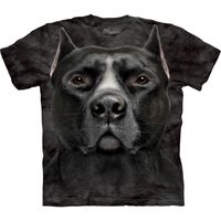 All-over print t-shirt met Pitbull hond 2XL  -
