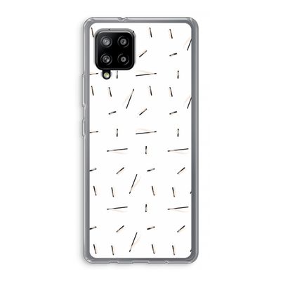 Hipster stripes: Samsung Galaxy A42 5G Transparant Hoesje