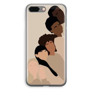 Sweet creatures: iPhone 8 Plus Transparant Hoesje