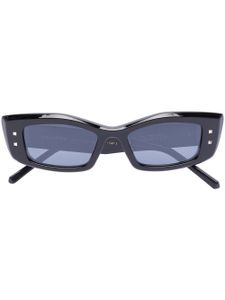 VALENTINO GARAVANI EYEWEAR lunettes de soleil Rockstud à monture rectangulaire - Noir