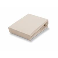 Jersey Soft Hoeslaken Stone | 220 cm x 140 cm | Beige | Jersey Soft