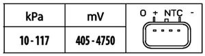 MAP sensor 6PP009400491