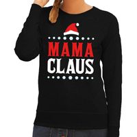Foute kersttrui mama claus zwart voor dames / moeders XL (42)  -