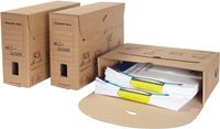 Loeff&apos;s Classic box archiefdoos, ft 370 x 260 x 115 mm, bruin, PK50 - thumbnail