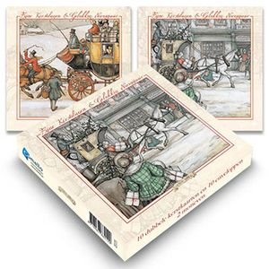 Anton Pieck Kerstkaarten Koets