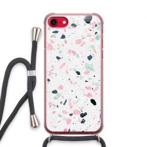 Terrazzo N°3: iPhone SE 2020 Transparant Hoesje met koord