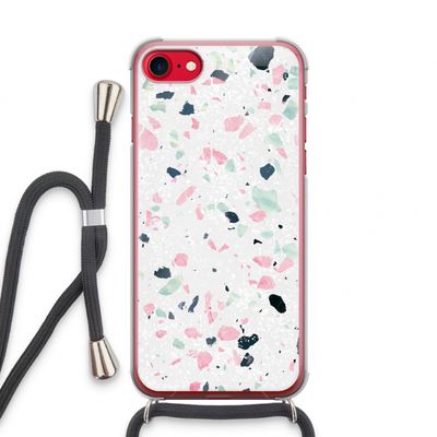 Terrazzo N°3: iPhone SE 2020 Transparant Hoesje met koord