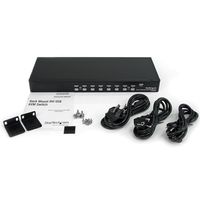 StarTech.com 8-poort 1U-Rack DVI USB KVM-switch - thumbnail