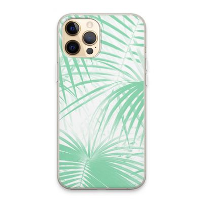 Palmbladeren: iPhone 13 Pro Max Transparant Hoesje