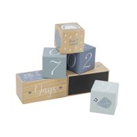Label Label Mijlpaalblokken Blauw Label Label Mijlpaalblokken Blauw