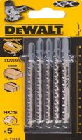 DeWALT DT2209 T 101 D Decoupeerzaagblad voor Hout VE=5