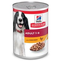 Hill&apos;s Science Plan Hond Adult Natvoer Kip 12 x 370g blik