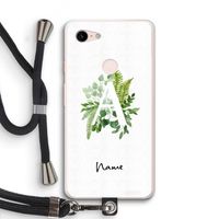 Green Brush: Pixel 3 XL Transparant Hoesje met koord