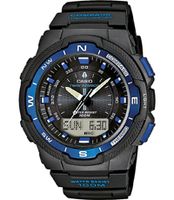 Horlogeband Casio SGW-500H / SGW-500H2BVER Rubber Zwart 18mm