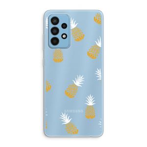 Ananasjes: Samsung Galaxy A52 Transparant Hoesje