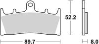 TRW Brake pad mcb 659 crq hyper carbon racing